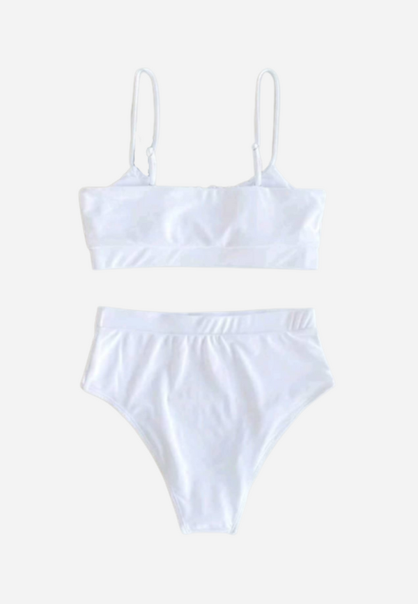 Malapascua in White Two-piece swimsuit