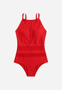Sumilon in Red Swimwear