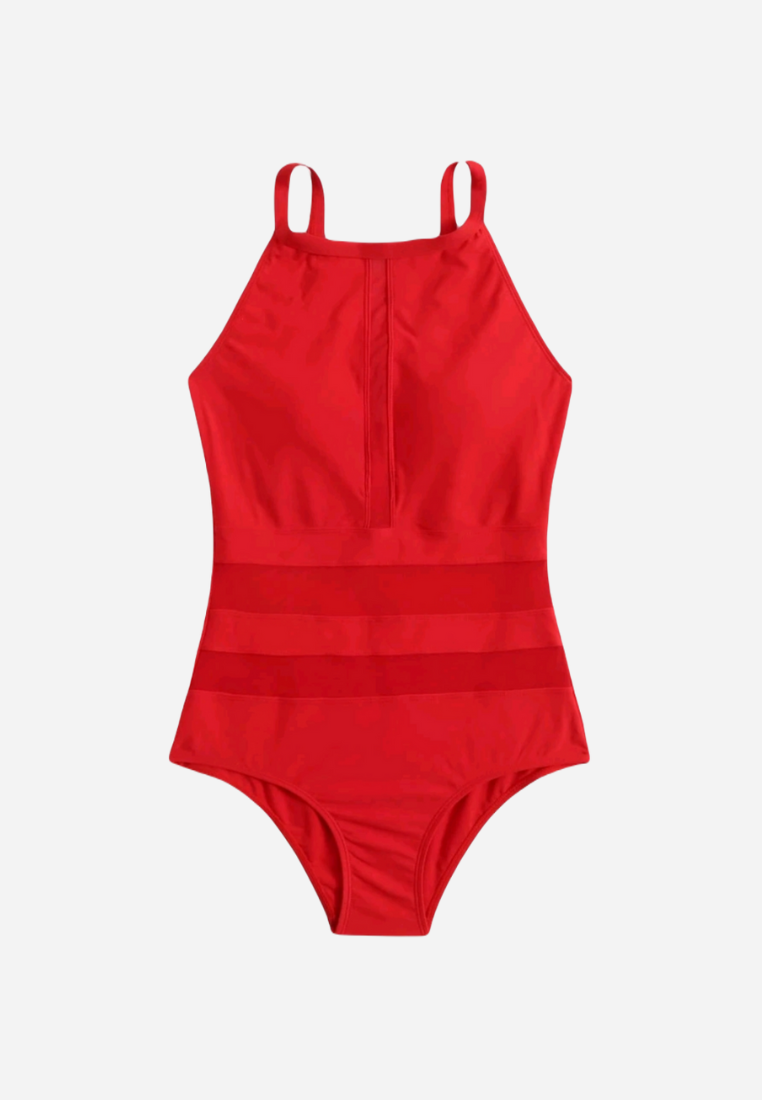 Sumilon in Red Swimwear