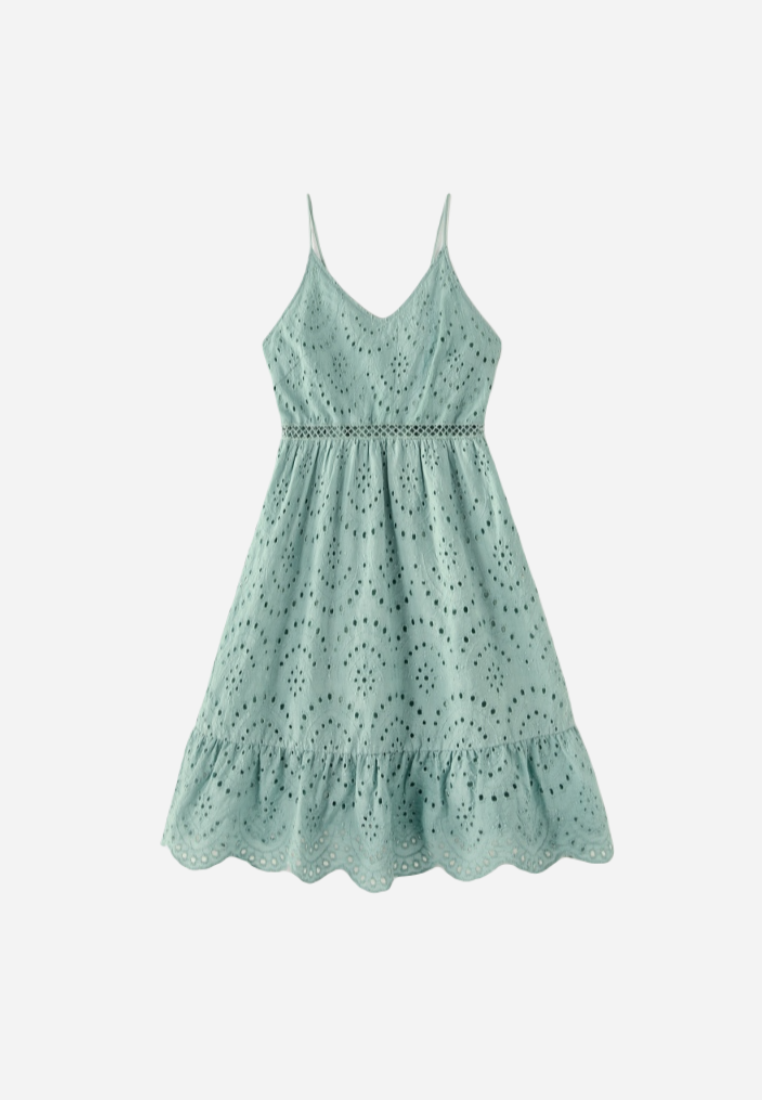 Sea Green Dress
