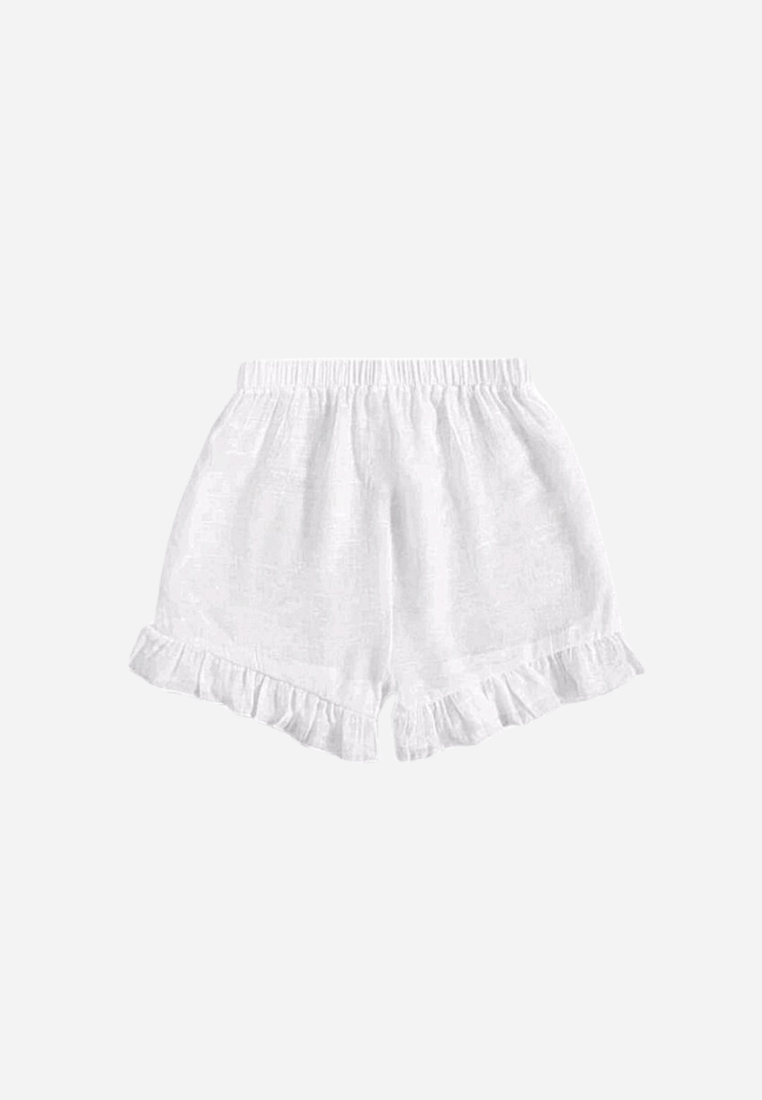 Pearl white cover-up Shorts