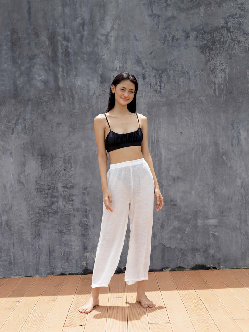 San Vicente Cover-up Trousers in White